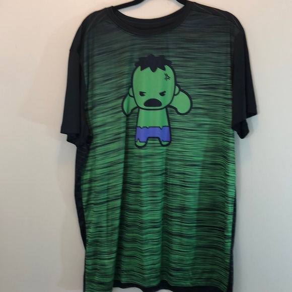 Marvel Black Short Sleeve T-Shirt with Green Boy - Picture 2 of 8